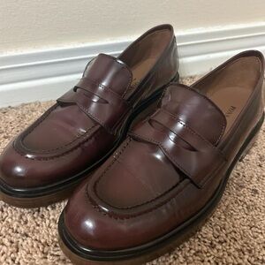 Pons Quintana Burgundy Loafers